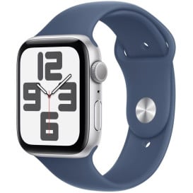 Smartwatch Apple Watch SE 2 gen MXGQ3ET/A - 44mm, GPS + Cellular, srebrne aluminium z paskiem sportowy denim, M|L